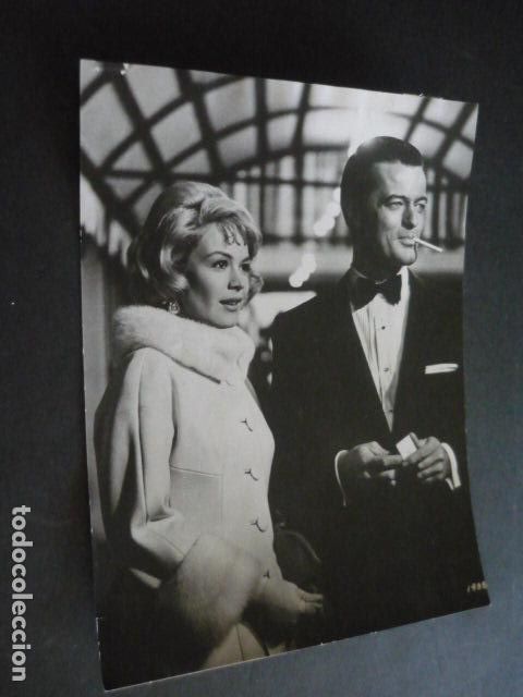 Cine: SANDRA LEE ACTRIZ CON ANDY WILLIAMS ANTIGUA FOTOGRAFIA 24 X 18 CM