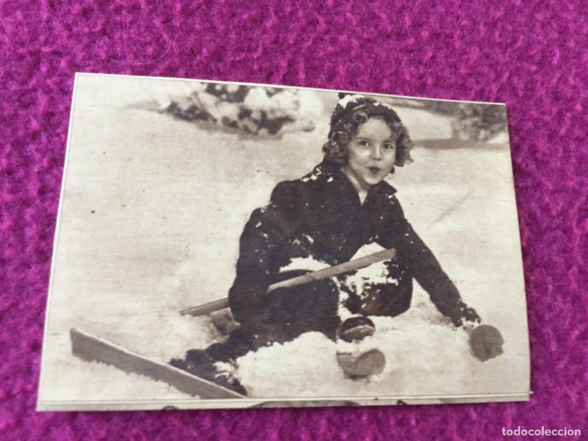 Cine: CROMO DE SHIRLEY TEMPLE - CINE ATENEO RACIONALISTA DE MISLATA VALENCIA A&Ntilde;OS 30 - GUERRA CIVIL