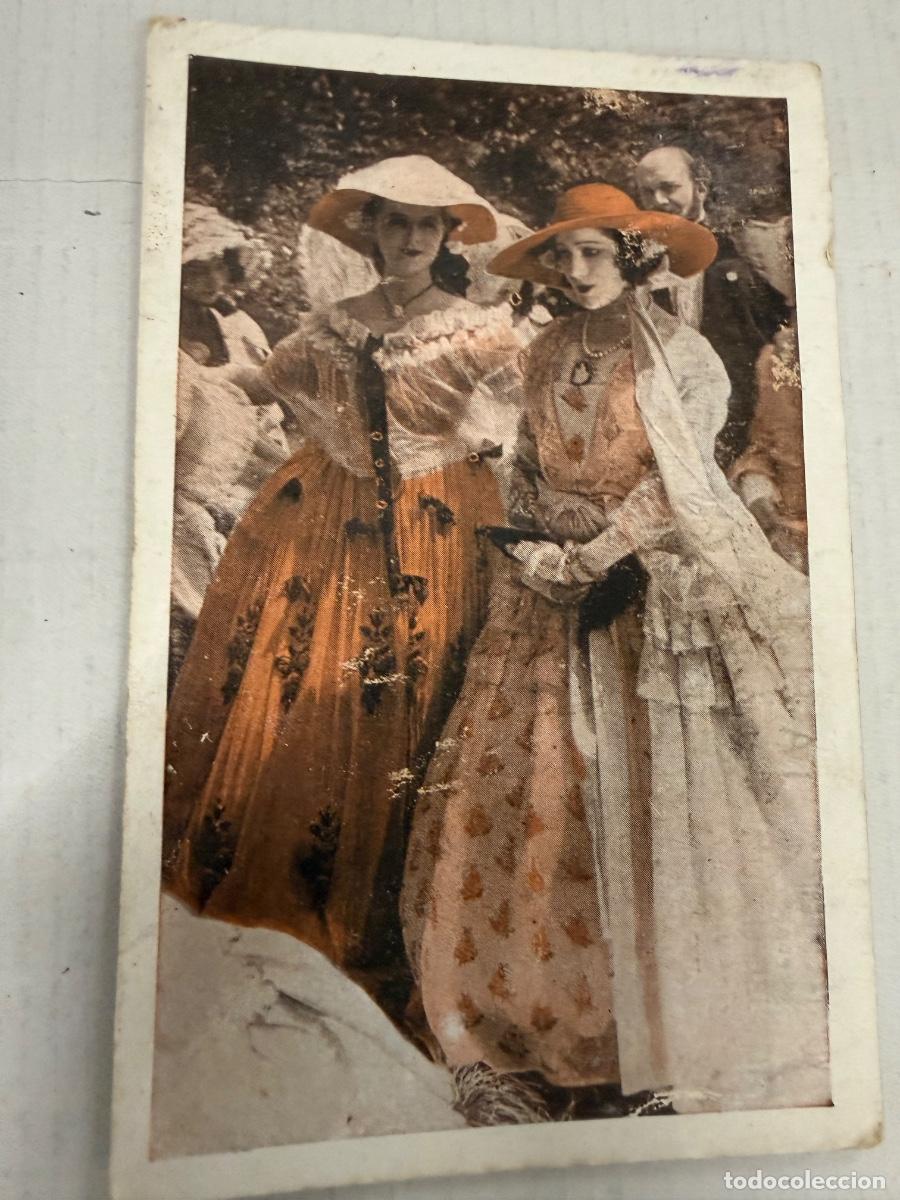 Cine: Antigua Tarjeta Postal de la acteiz Raquel Meller. Violetas Imperiales