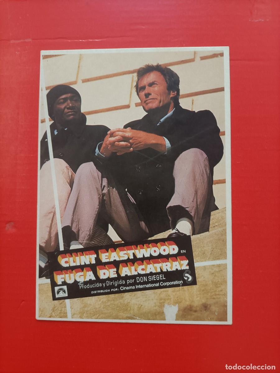 Cine: POSTAL CLINT EASTWOOD, EN LA PEL&Iacute;CULA FUGA DE ALCATRAZ. 1979.
