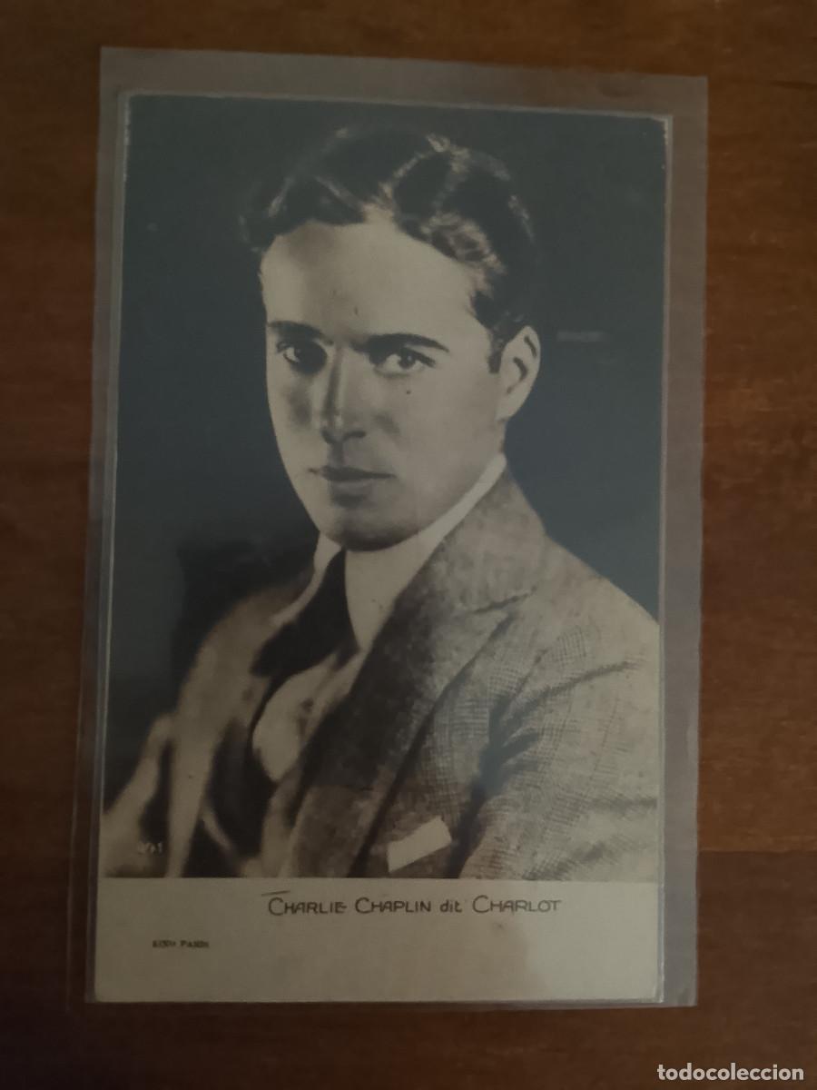 Cine: Postal de Charles Chaplin, Charlot