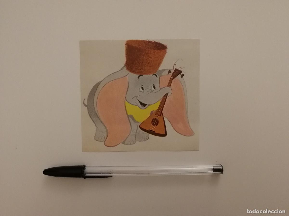 Cine: TARJETA ACARTONADA - DUMBO CON GUITARRA - WALT DISNEY