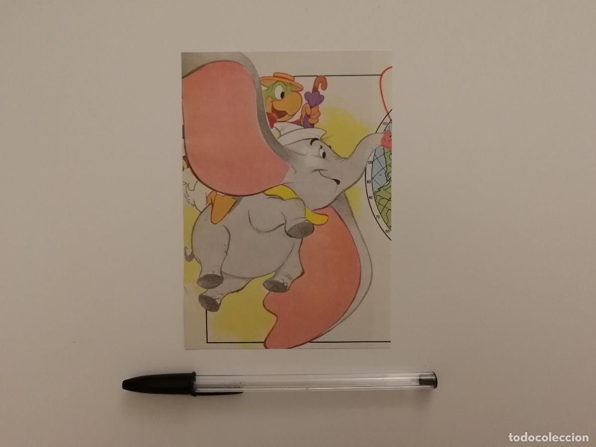 Cine: TARJETA ACARTONADA -10*15- DUMBO JOSE CARIOCA - WALT DISNEY