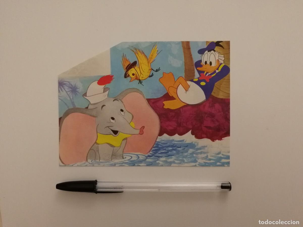 Cine: TARJETA ACARTONADA - DUMBO PATO DONALD - WALT DISNEY