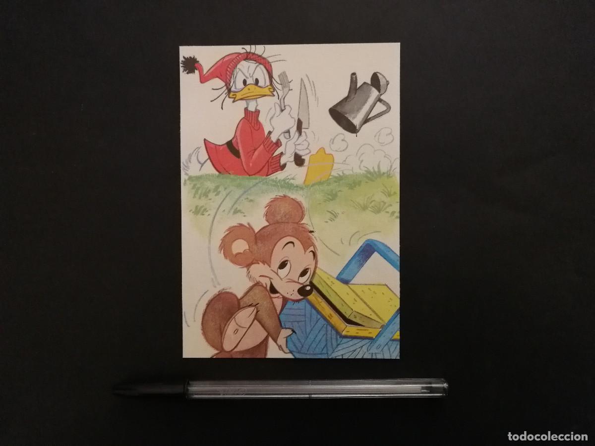 Cine: TARJETA ACARTONADA -10*15- PATO DONALD - WALT DISNEY