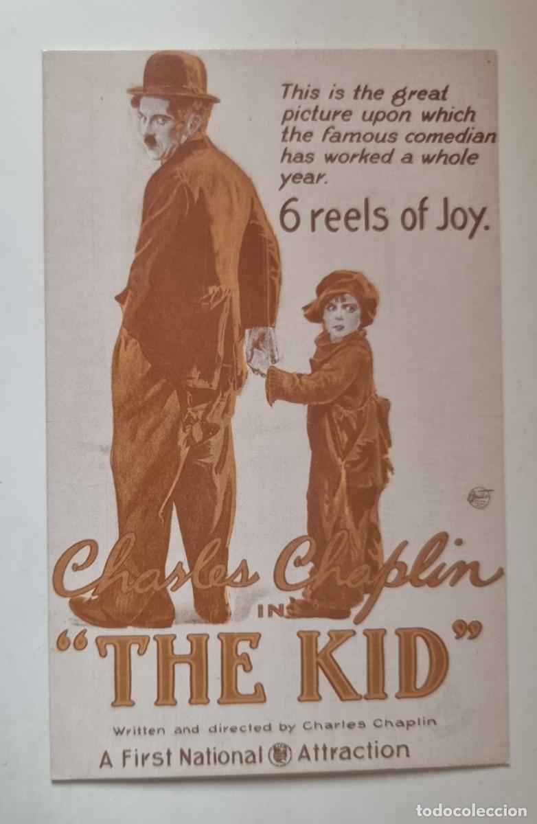 Cine: POSTAL 1989 CINE - THE KID - CHAPLIN Festival de Cine de &laquo;Charlot&raquo; en Getxo