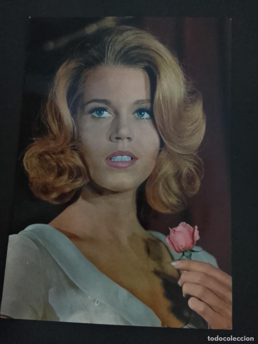 Cine: Postal de la actriz estadounidense Jane Fonda