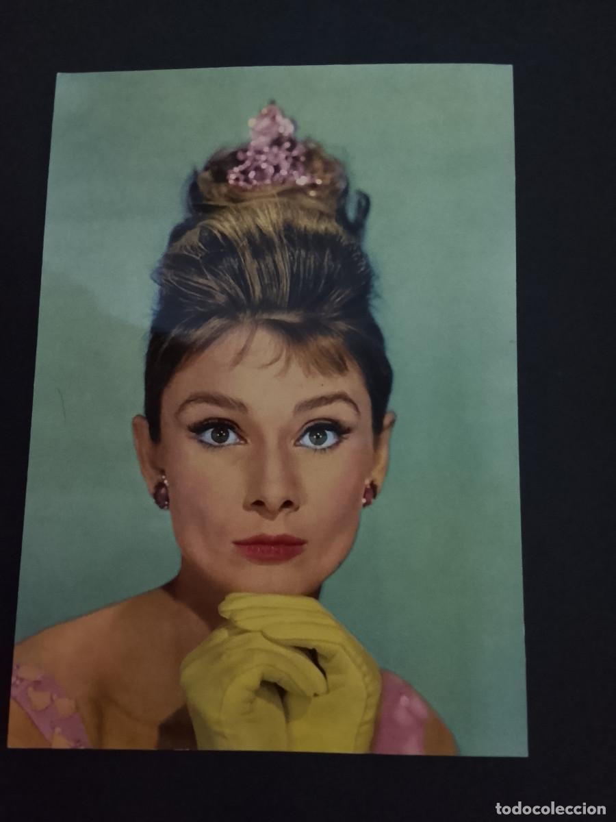 Cine: Postal de la actriz brit&aacute;nica Audrey Hepburn