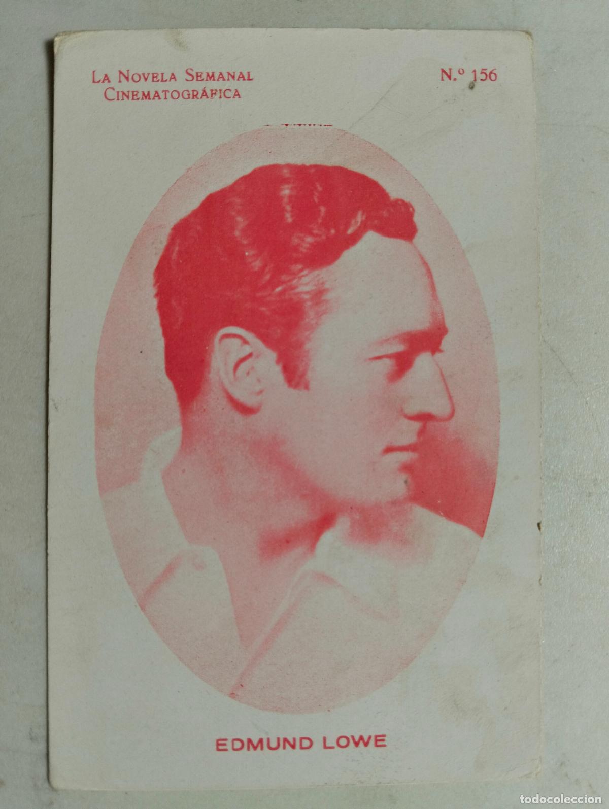 Cine: ACTOR EDMUND LOWE, LA NOVELA SEMANAL CINEMATOGRAFICA, N&ordm; 156