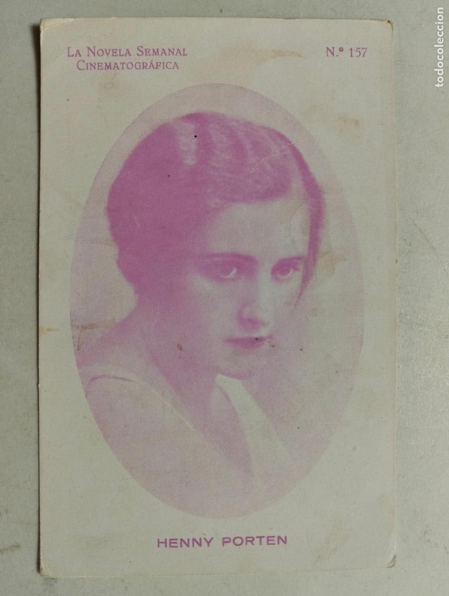 Cine: ACTOR HENNY PORTEN, LA NOVELA SEMANAL CINEMATOGRAFICA, N&ordm; 157