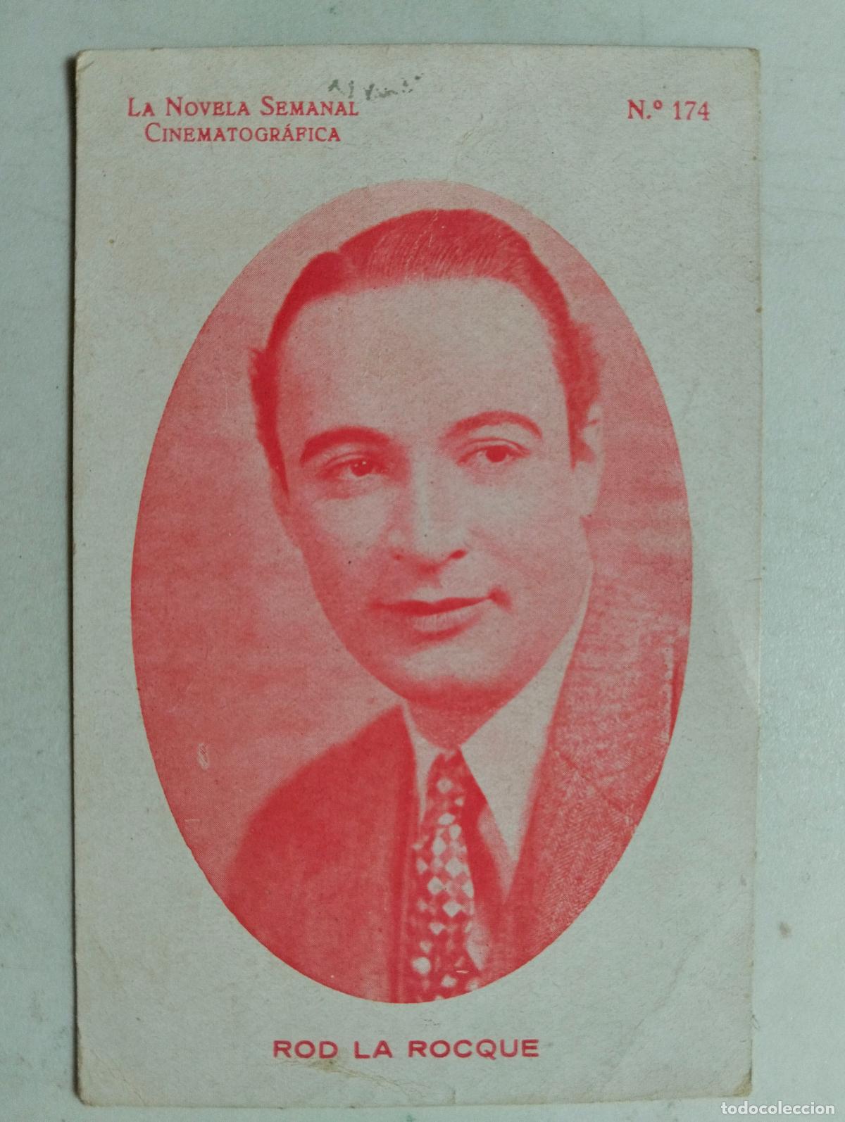 Cine: ACTOR ROD LA ROCQUE, LA NOVELA SEMANAL CINEMATOGRAFICA, N&ordm; 174