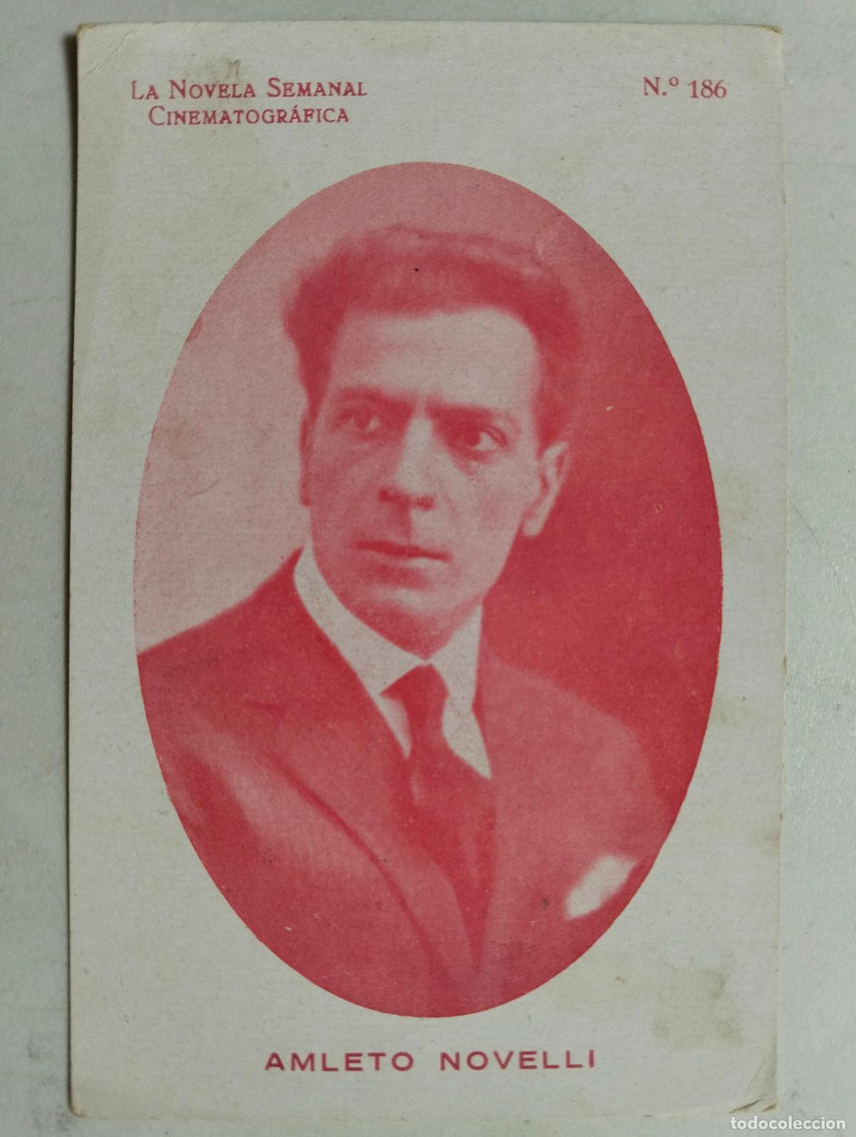Cine: ACTOR AMLETO NOVELLI, LA NOVELA SEMANAL CINEMATOGRAFICA, N&ordm; 186