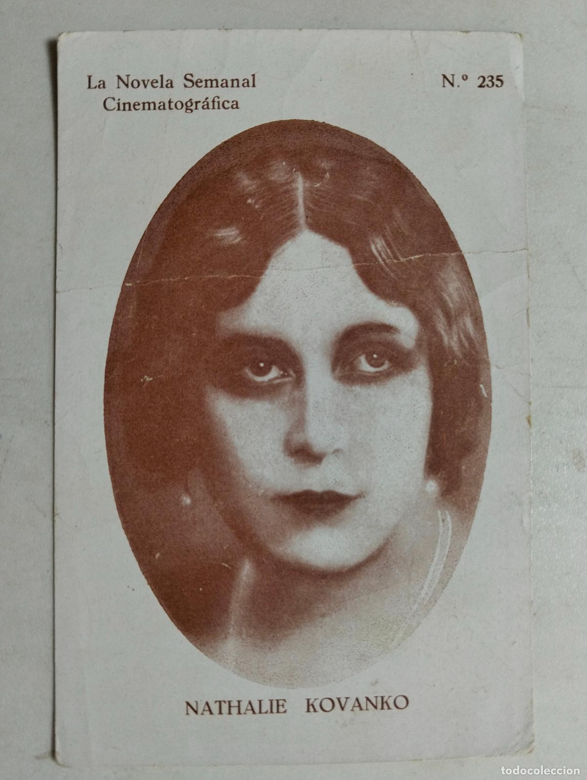 Cine: ACTRIZ NATHALIE KOVANKO, LA NOVELA SEMANAL CINEMATOGRAFICA, N&ordm; 235