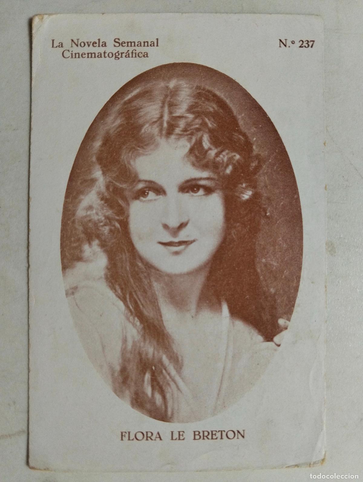 Cinema: ACTRIZ FLORA LE BRETON, LA NOVELA SEMANAL CINEMATOGRAFICA, N&ordm; 237