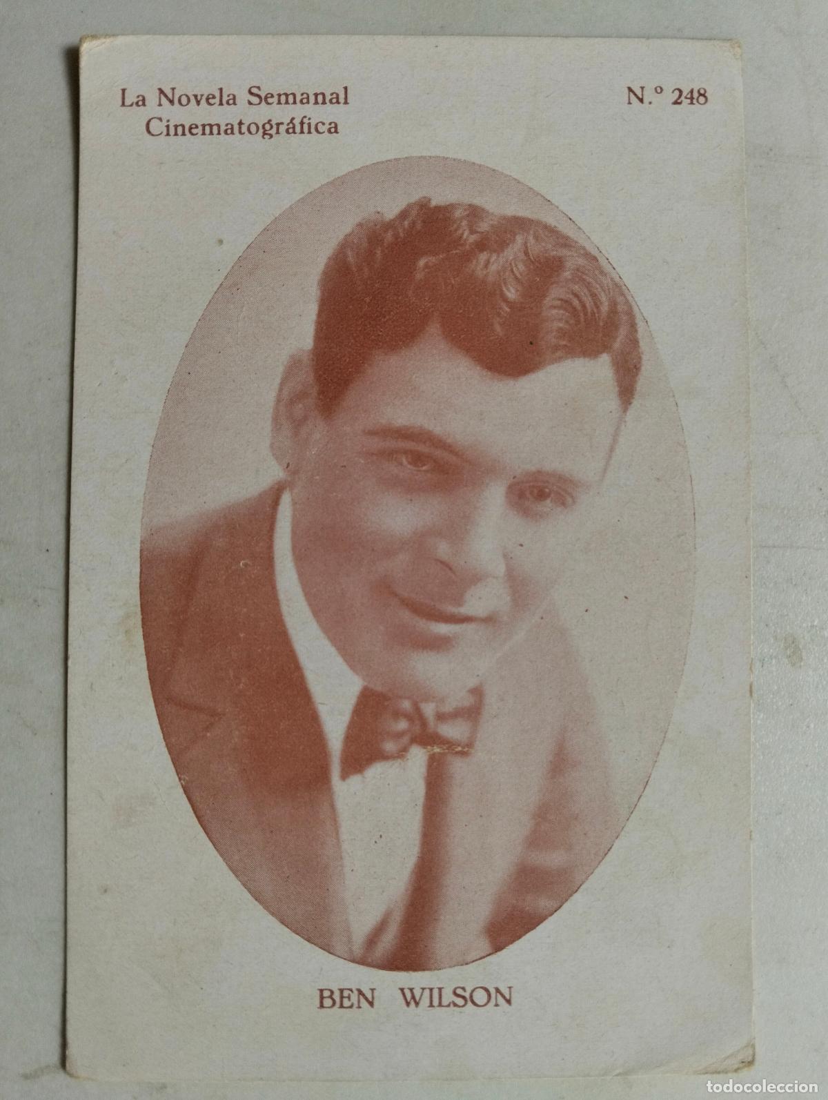 Cine: ACTOR BEN WILSON, LA NOVELA SEMANAL CINEMATOGRAFICA, N&ordm; 248