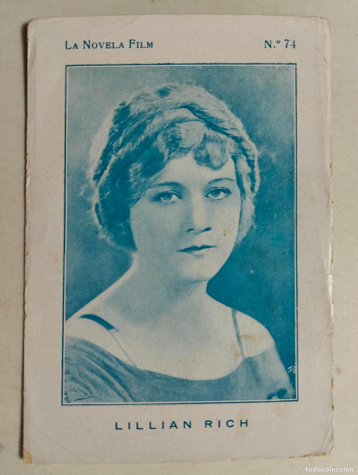 Cine: ACTRIZ LILLIAN RICH, LA NOVELA FILM, N&ordm; 74