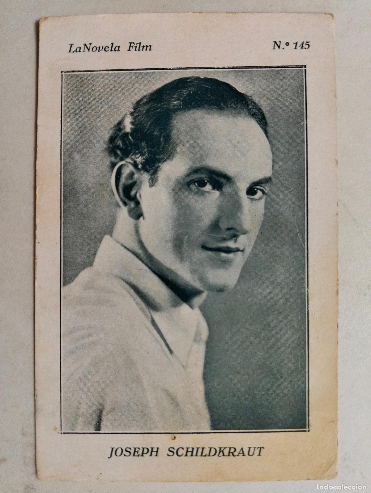 Cine: ACTOR JOSEPH SCHILDKRAUT, LA NOVELA FILM, N&ordm; 145