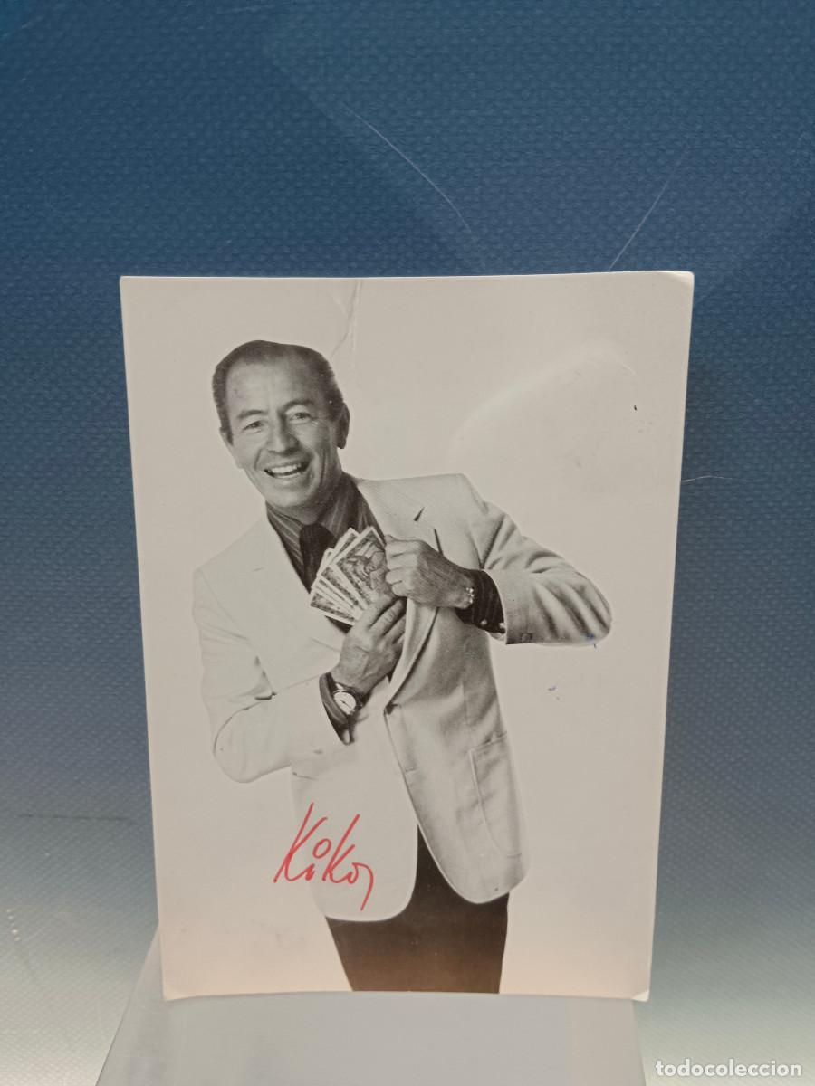 Cine: fotografia, postal promocional 15,2 x 10,5 cm KIKO LEDGARD. CON AUTOGRAFO