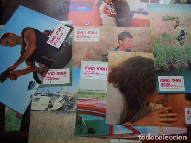 Cine: MAD MAX (SALVAJES DE AUTOPISTA) Mel Gibson JUEGO 11 FOTOCROMOS ESTRENO