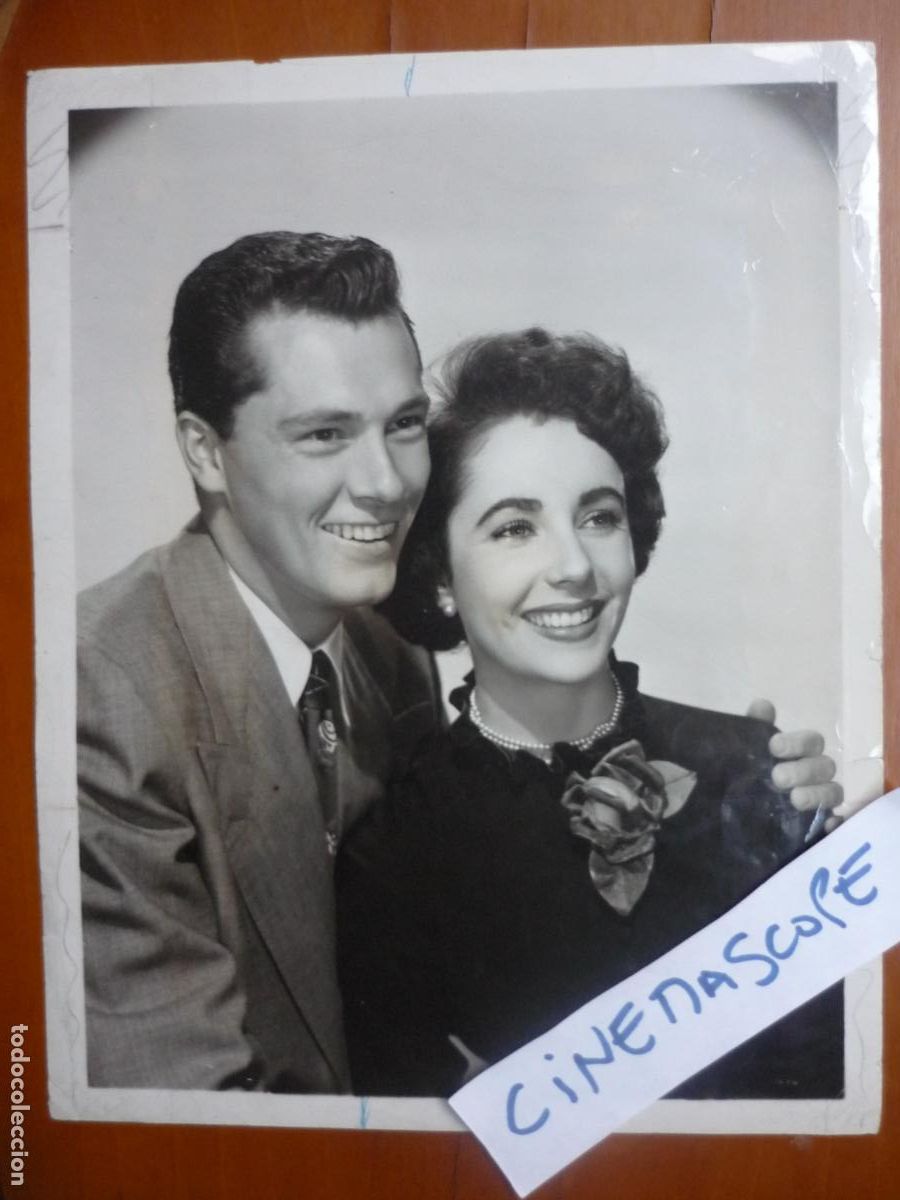 Cine: elizabeth liz taylor - foto original b/n - cinema actress - nick hilton