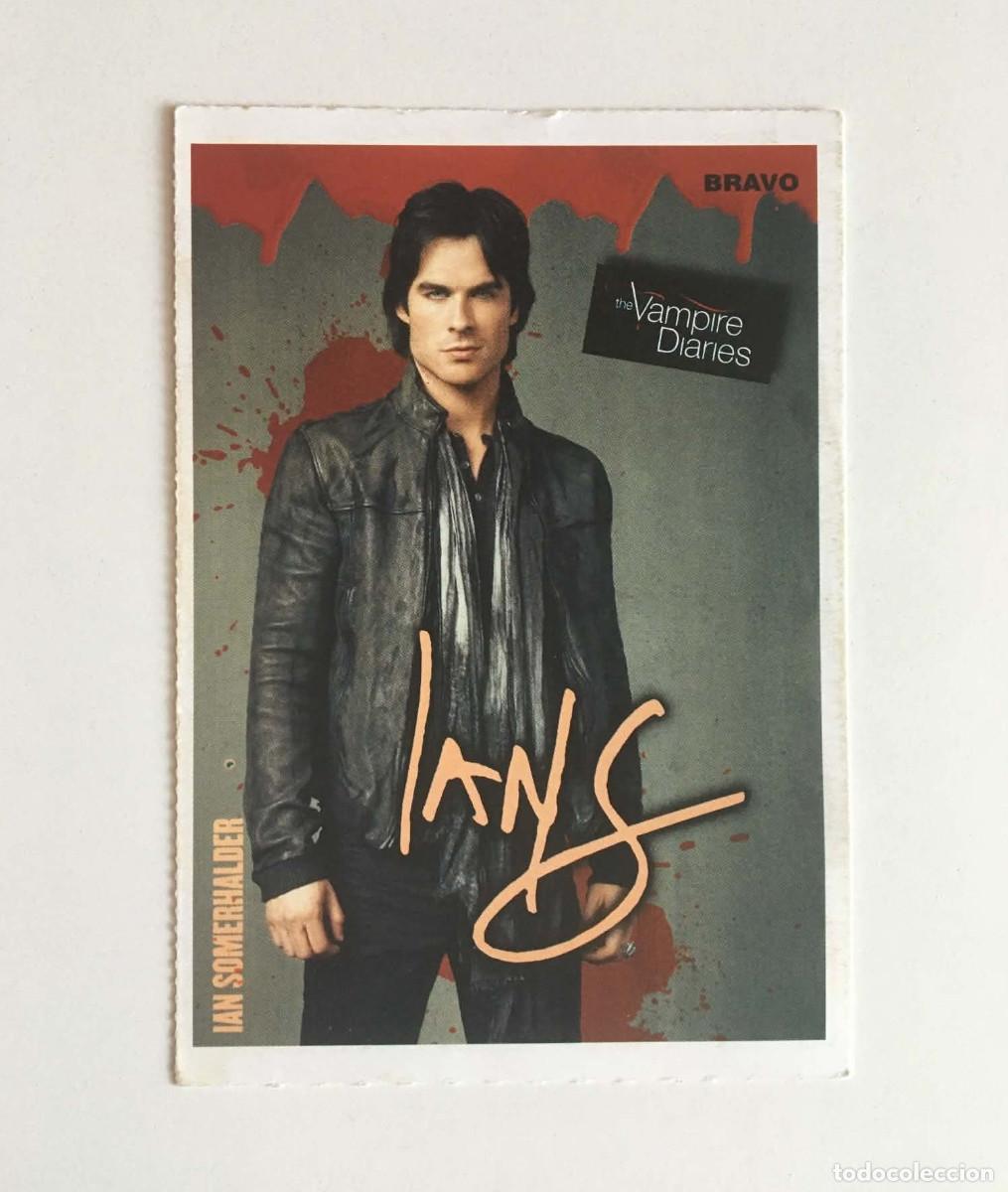 Cine: Ian Somerhalder The Vampire Diaries / James Arthur Double-Sided Collectible Card Bravo Bulgaria 2013