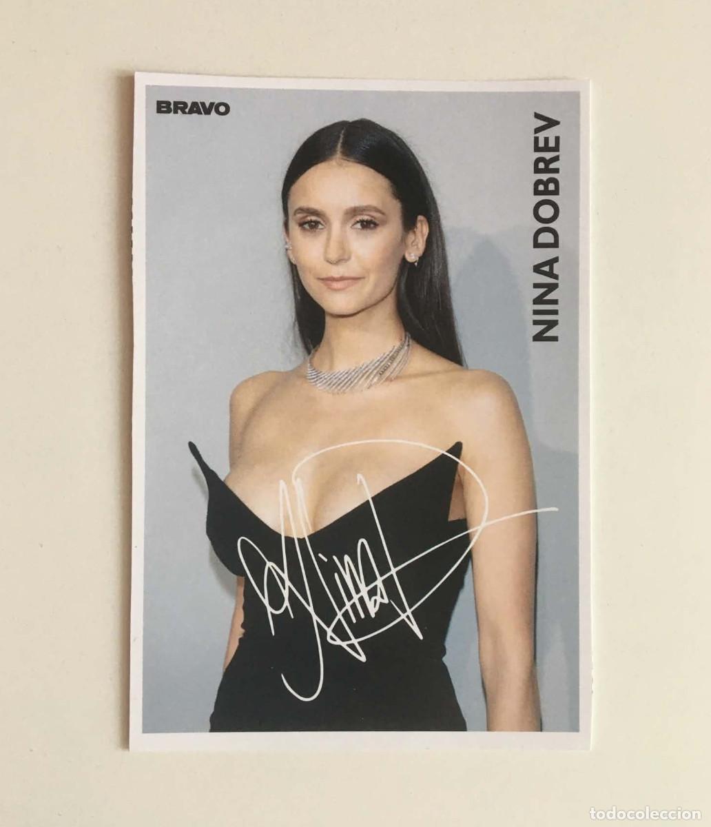 Cine: Nina Dobrev / Joey King Double-Sided Collectible Card - Bravo Magazine Bulgaria 2021 TV Movie