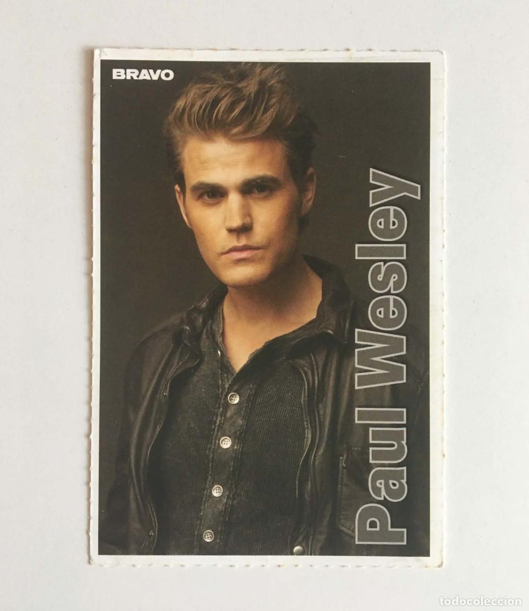 Cine: Paul Wesley The Vampire Diaries / Divna Double-Sided Collectible Card - Bravo Magazine Bulgaria 2012
