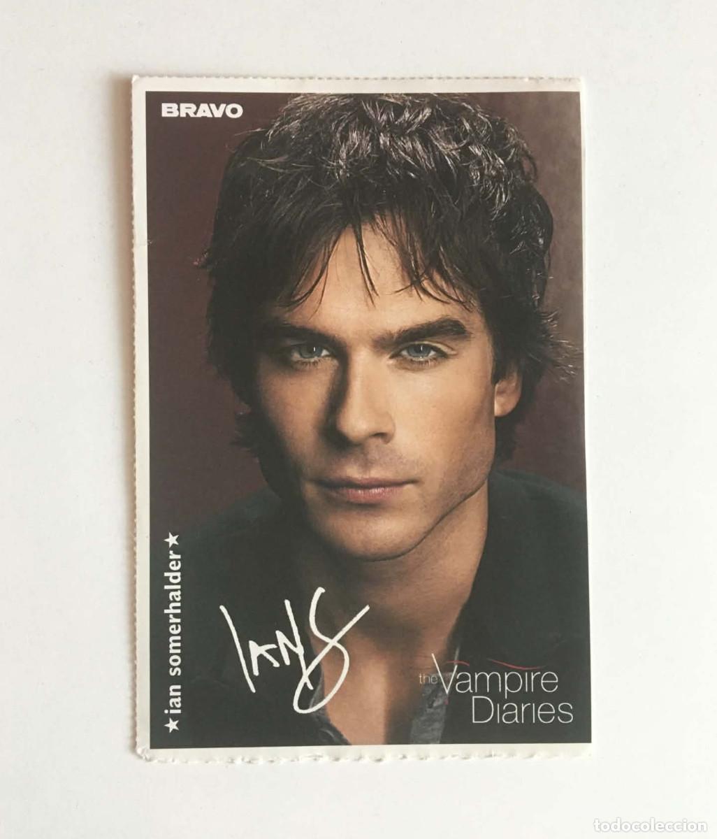 Cine: Ian Somerhalder / Cody Simpson Double-Sided Collectible Card - Bravo Magazine Bulgaria 2011 TV Music