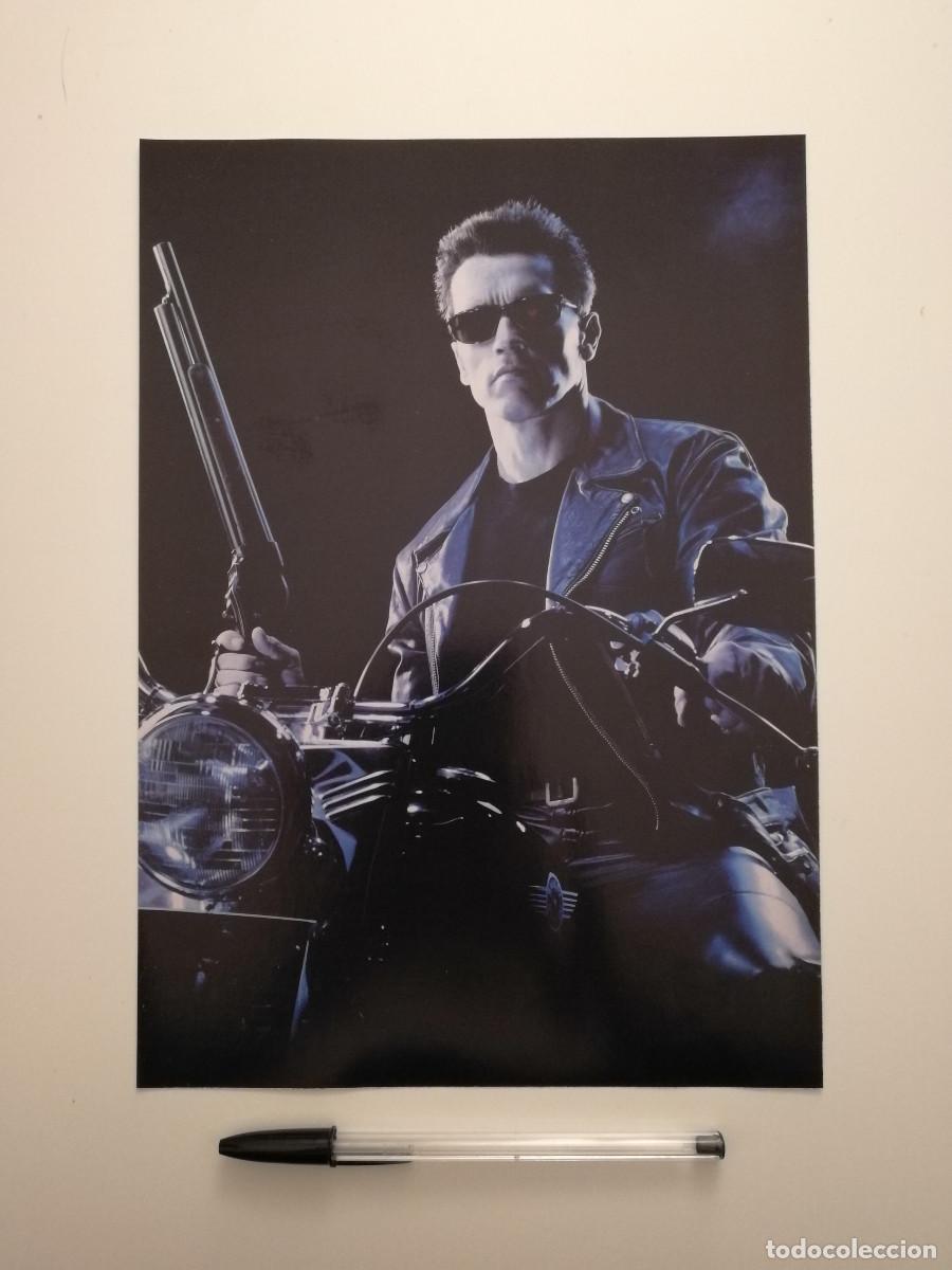 Cine: LAMINA ACARTONADA -A4- TERMINATOR 2 EL JUICIO FINAL - ARNOLD SCHWARZENEGGER