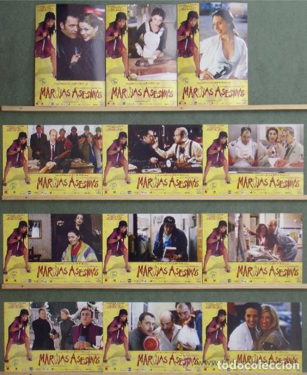 Kino: AFS65 MARUJAS ASESINAS NEUS ASENSI JAVIER REBOLLO RESINES SET COMPLETO 12 FOTOCROMOS ORIG ESTRENO h2