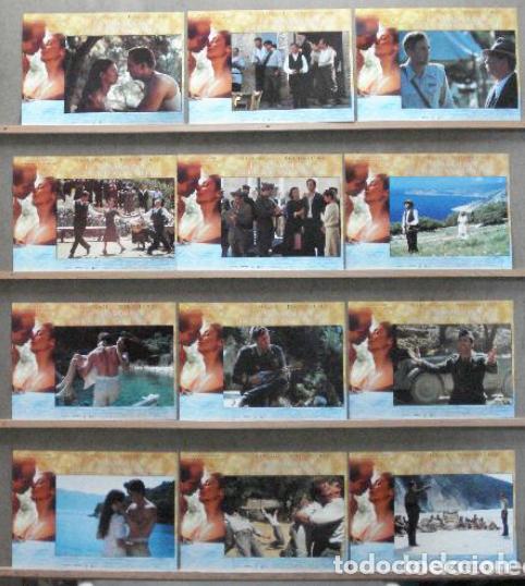 Kino: AFS73 LA MANDOLINA DEL CAPITAN CORELLI BALE CAGE PENELOPE CRUZ SET 12 FOTOCROMOS ORIGINAL ESTRENO h3