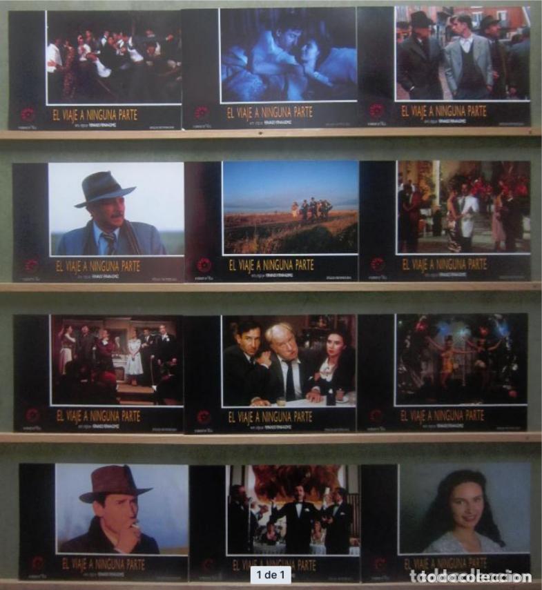 Cinema: AFS79 EL VIAJE A NINGUNA PARTE F FERNAN GOMEZ JOSE SACRISTAN SET 12 FOTOCROMOS ORIGINAL ESTRENO