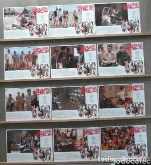 Cinema: AFS81 AMERICAN PIE 2 JASON BIGGS ALYSON HANNIGAN SET COMPLETO 12 FOTOCROMOS ORIGINAL ESTRENO h3