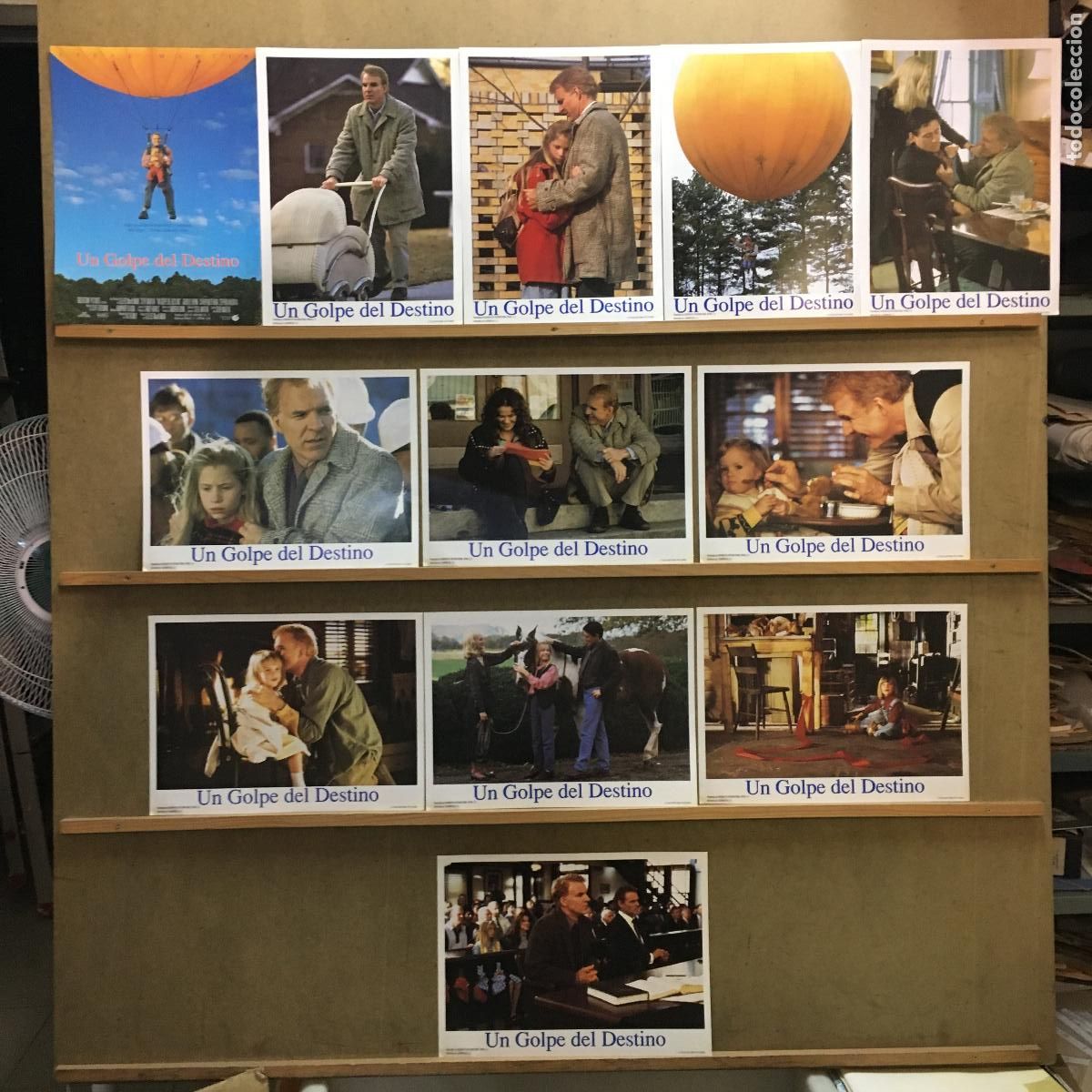 Cinema: AFS88 UN GOLPE DEL DESTINO STEVE MARTIN SET COMPLETO 12 FOTOCROMOS ORIGINAL ESTRENO h1