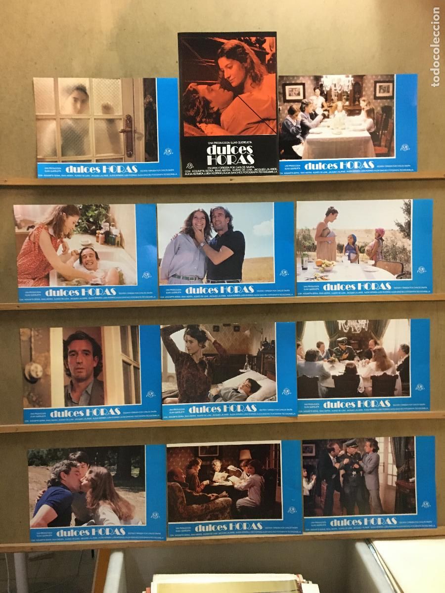 Cine: AFS99 DULCES HORAS CARLOS SAURA ASSUMPTA SERNA SET COMPLETO 16 FOTOCROMOS ORIGINAL ESTRENO h1