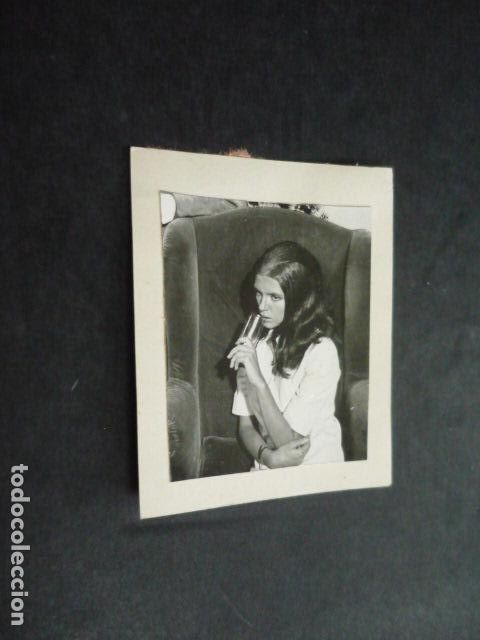 Cine: IRINA PETRESCU ACTRIZ ANTIGUA FOTOGRAFIA ORIGINAL 5 X 6 CM