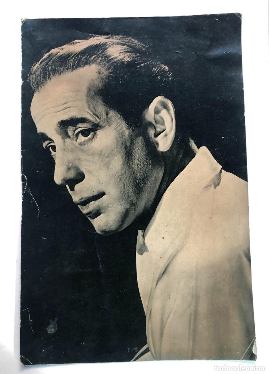 Cine: HUMPHREY BOGART / FOTOGRAF&Iacute;A GRAN TAMA&Ntilde;O ( 32 x 21,5 ) PROMOCIONAL WARNER 1940 ( IA )