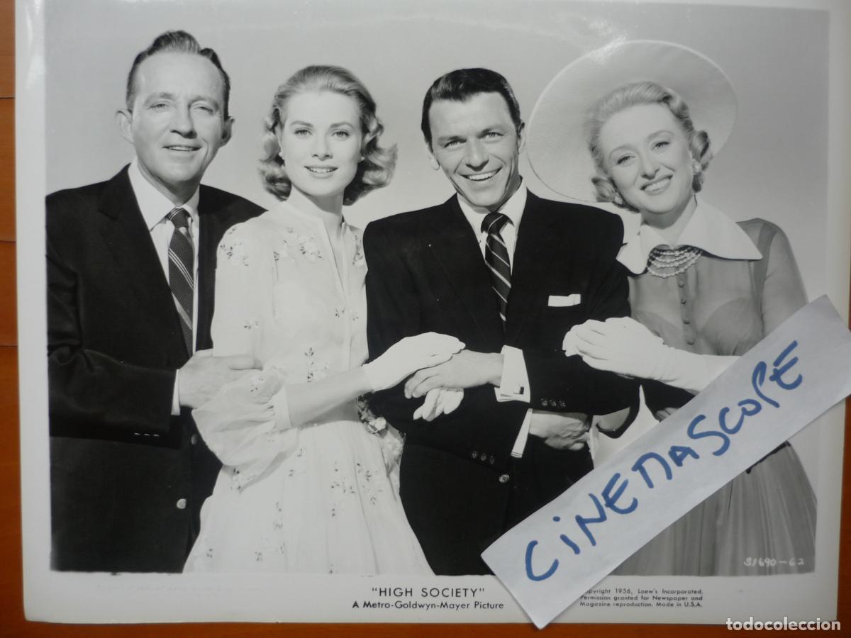 Cinema: grace kelly - foto b/n original - alta sociedad frank sinatra bing crosby celeste holm High Society