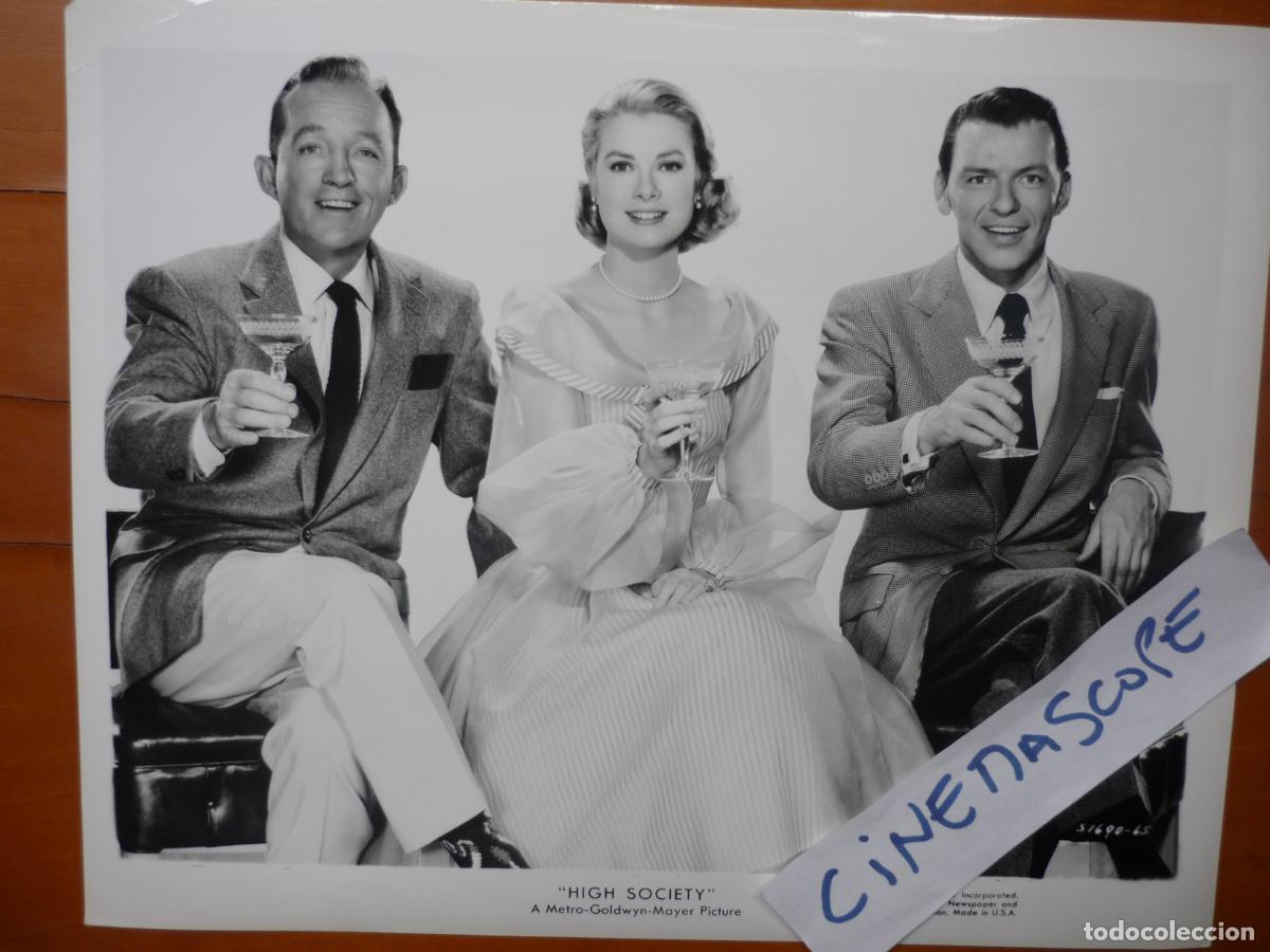 Cinema: grace kelly - foto b/n original - alta sociedad frank sinatra bing crosby - High Society
