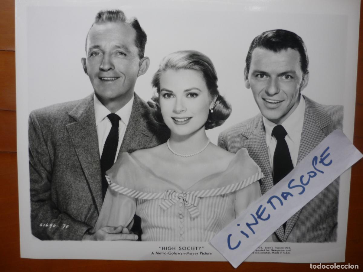 Cinema: grace kelly - foto b/n original - alta sociedad frank sinatra bing crosby - High Society