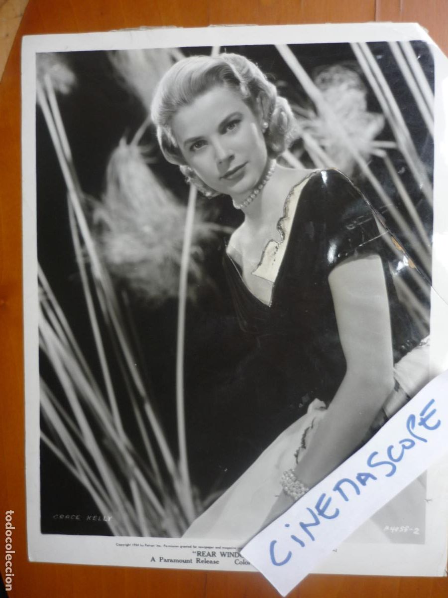 Cinema: grace kelly - foto b/n original - rear widow la vendana indiscreta - alfred hitchcock