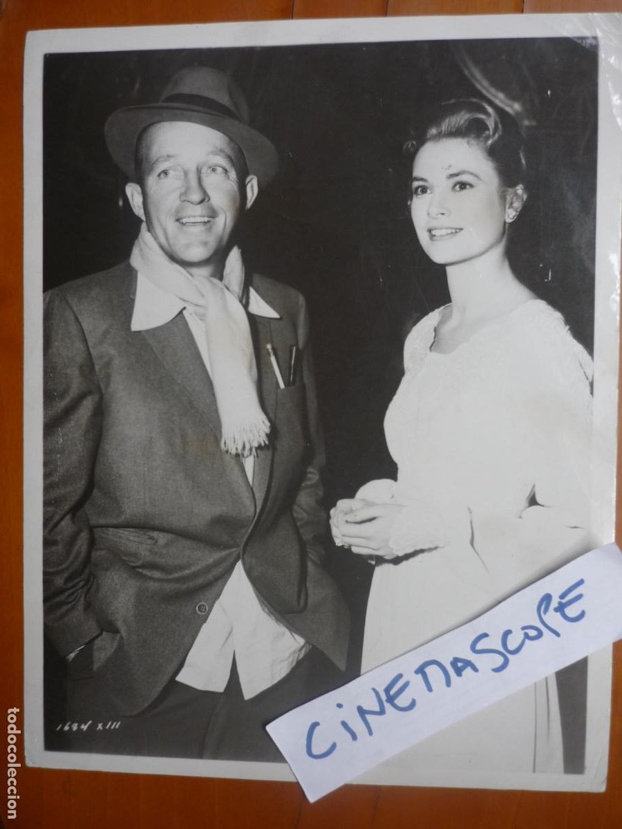 Cin&eacute;ma: grace kelly - foto b/n original - el cisne the swan descanso rodaje visita de bing crosby