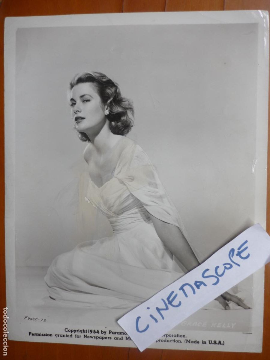 Cine: grace kelly - foto b/n original - cinema actress paramount pictures