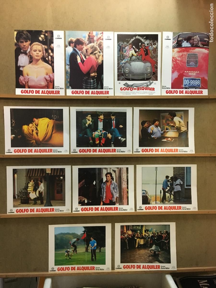 Cinema: AFT22 GOLFO DE ALQUILER JUDD NELSON JONNA LEE SET COMPLETO 12 FOTOCROMOS ORIGINAL ESTRENO