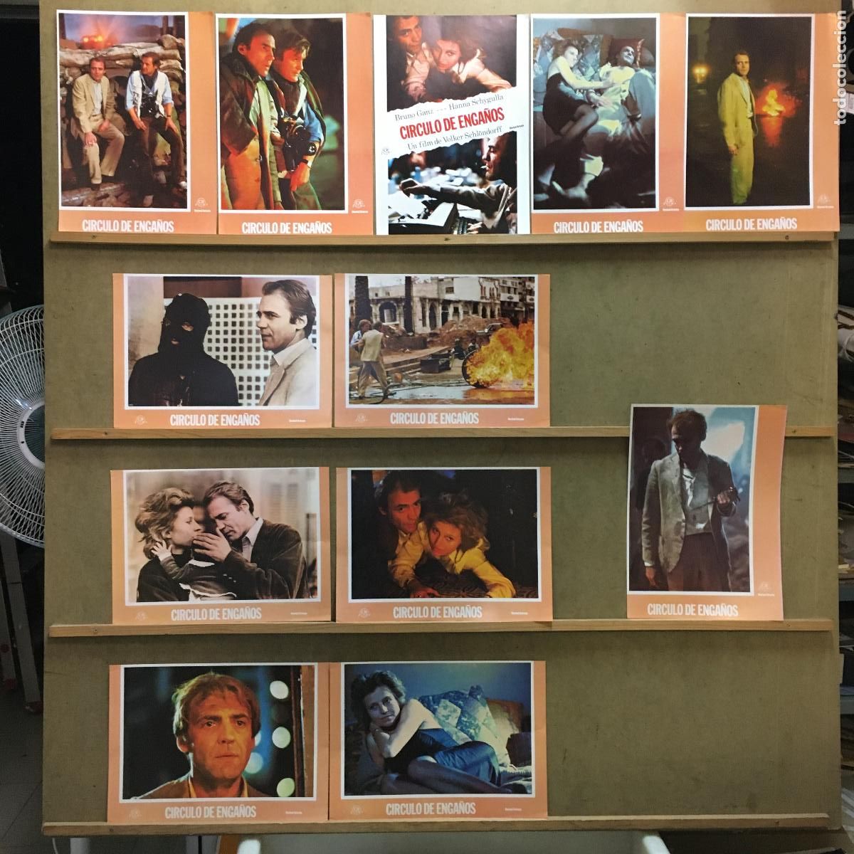 Cinema: AFT25 CIRCULO DE ENGA&Ntilde;OS HANNA SCHYGULLA VOLKER SCHLONDORFF SET 12 FOTOCROMOS ORIGINAL ESTRENO