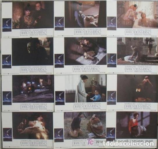 Cinema: AFT30 DIARIO DE INVIERNO FERNANDO REY REGUEIRO ROSARIO FLORES SET 12 FOTOCROMOS ORIGINAL ESTRENO h1