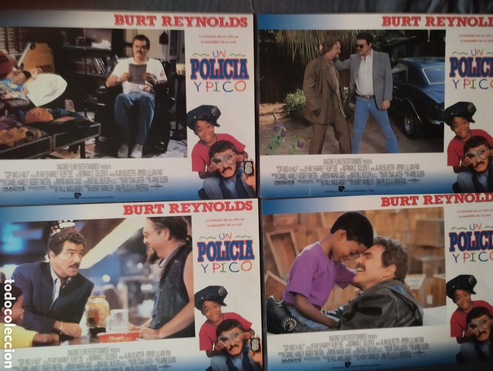 Cinema: 5 FOTOCROMOS - UN POLIC&Iacute;A Y PICO