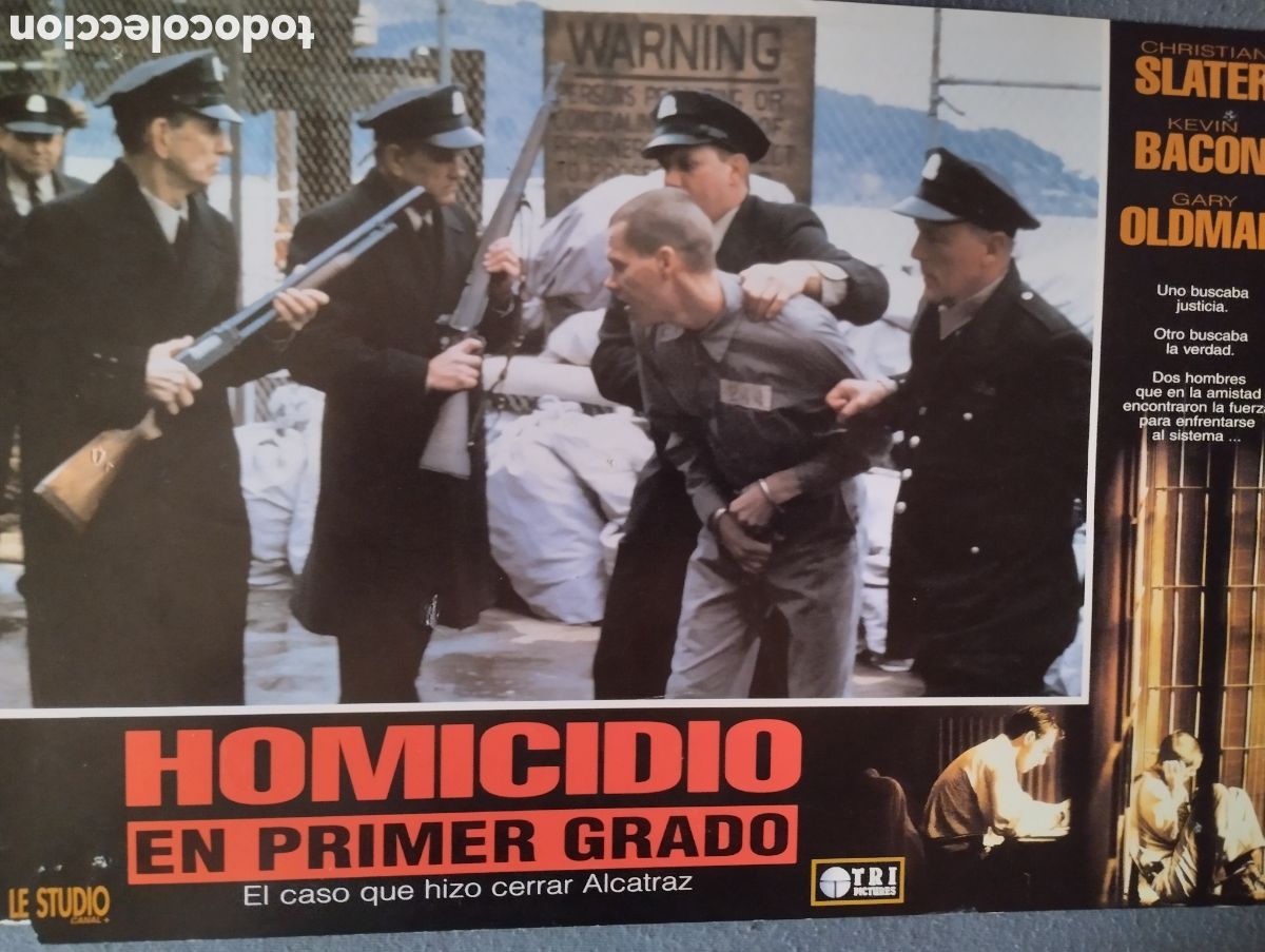 Cine: 3 FOTOCROMOS - HOMICIDIO DE PRIMER GRADO