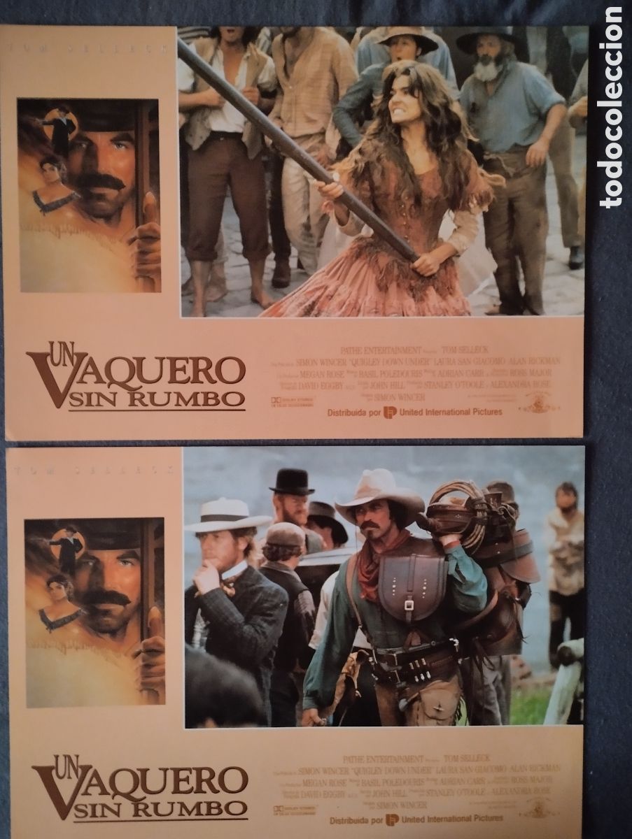 Cine: 2 FOTOCROMOS - UN VAQUERO SIN RUMBO