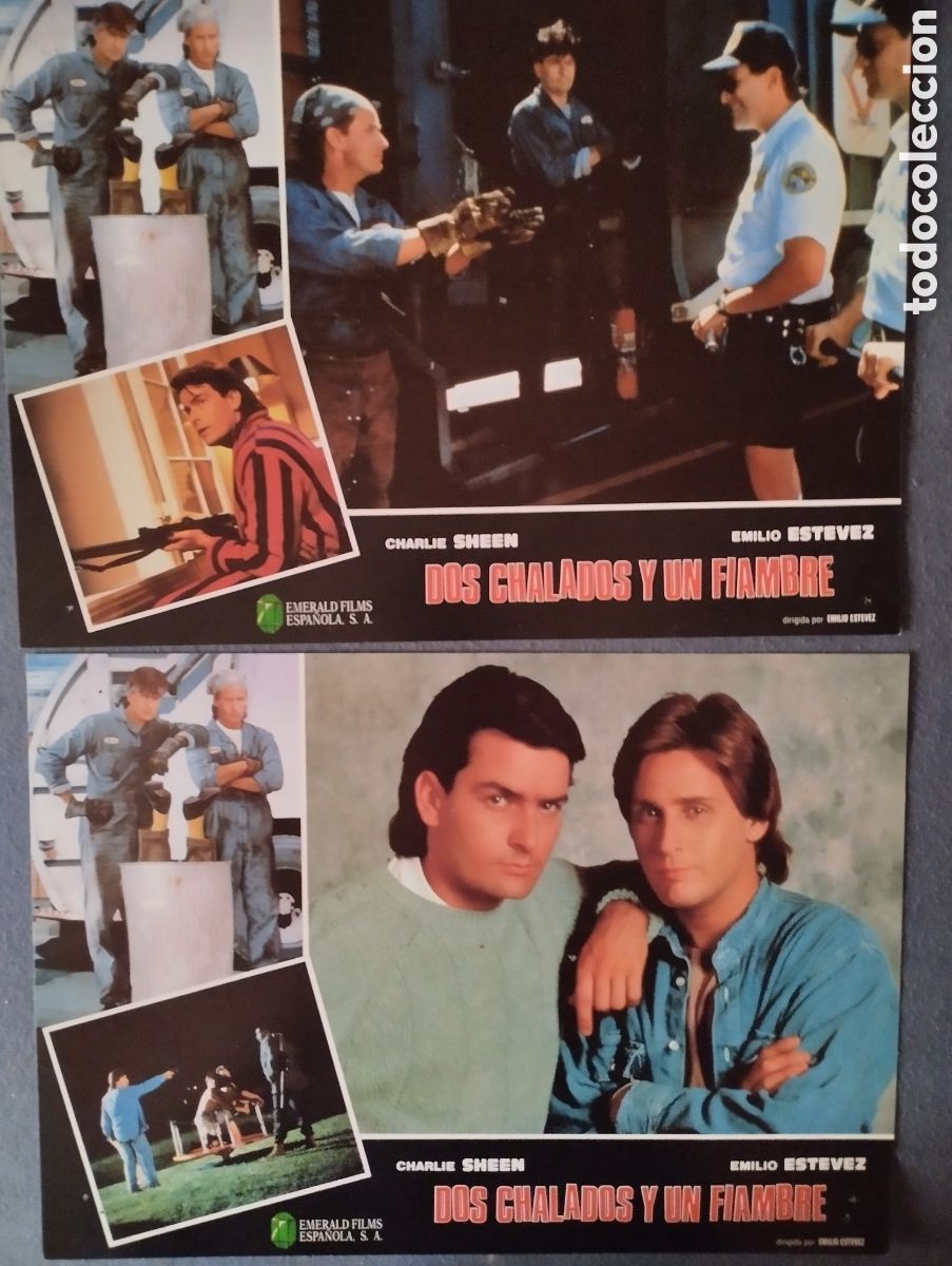 Cine: 2 FOTOCROMOS - DOS CHALADOS Y UN FIAMBRE